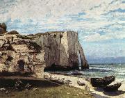 Gustave Courbet, La Cote a Etretat apres la tempete